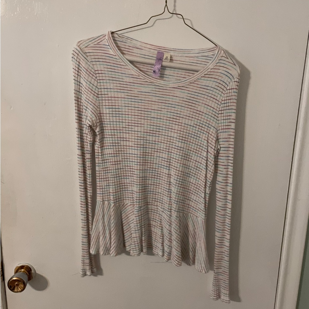 Alya Multicolored Long Sleeved Top